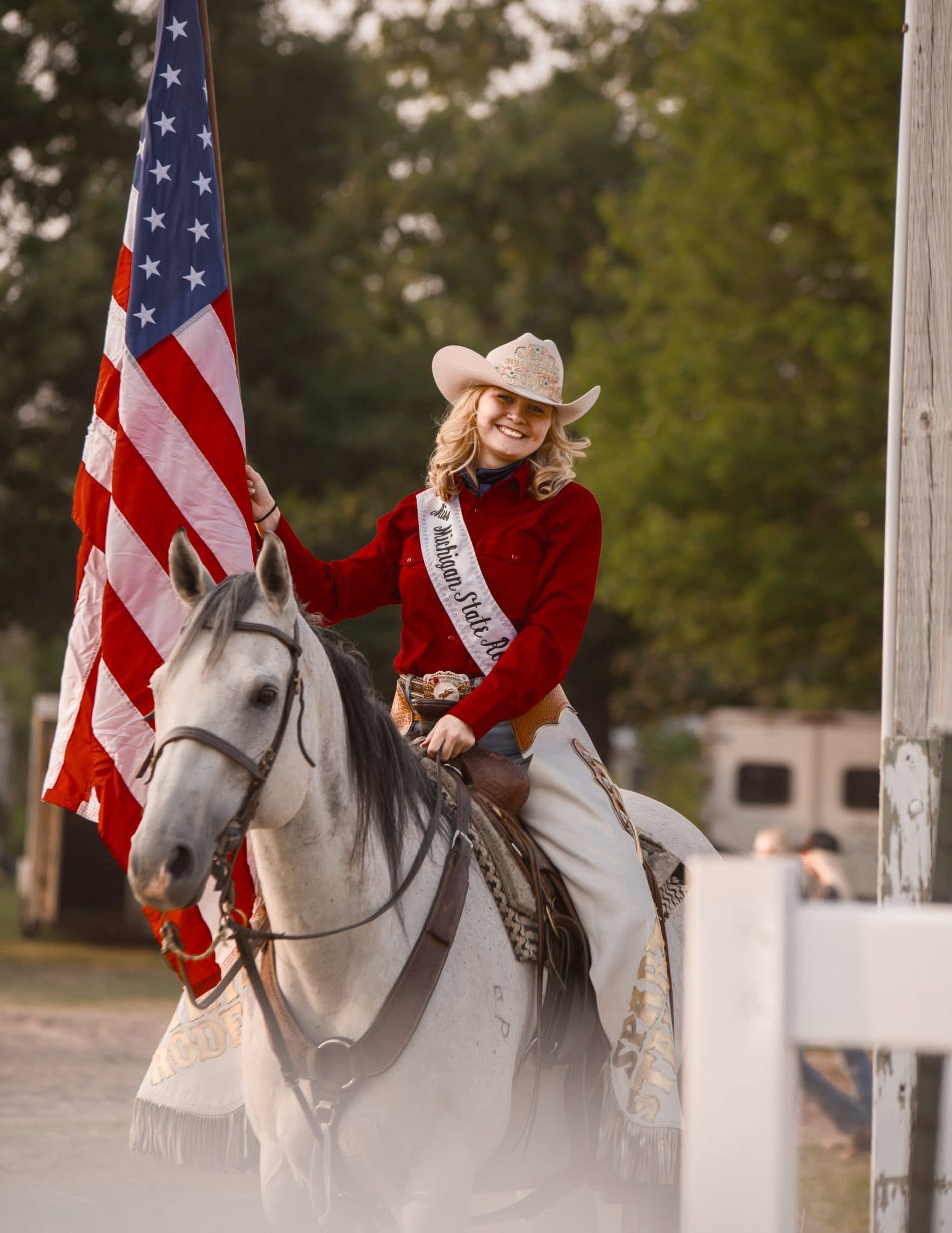 Miss Michigan State Rodeo Queen 2025 Cacey Hyde